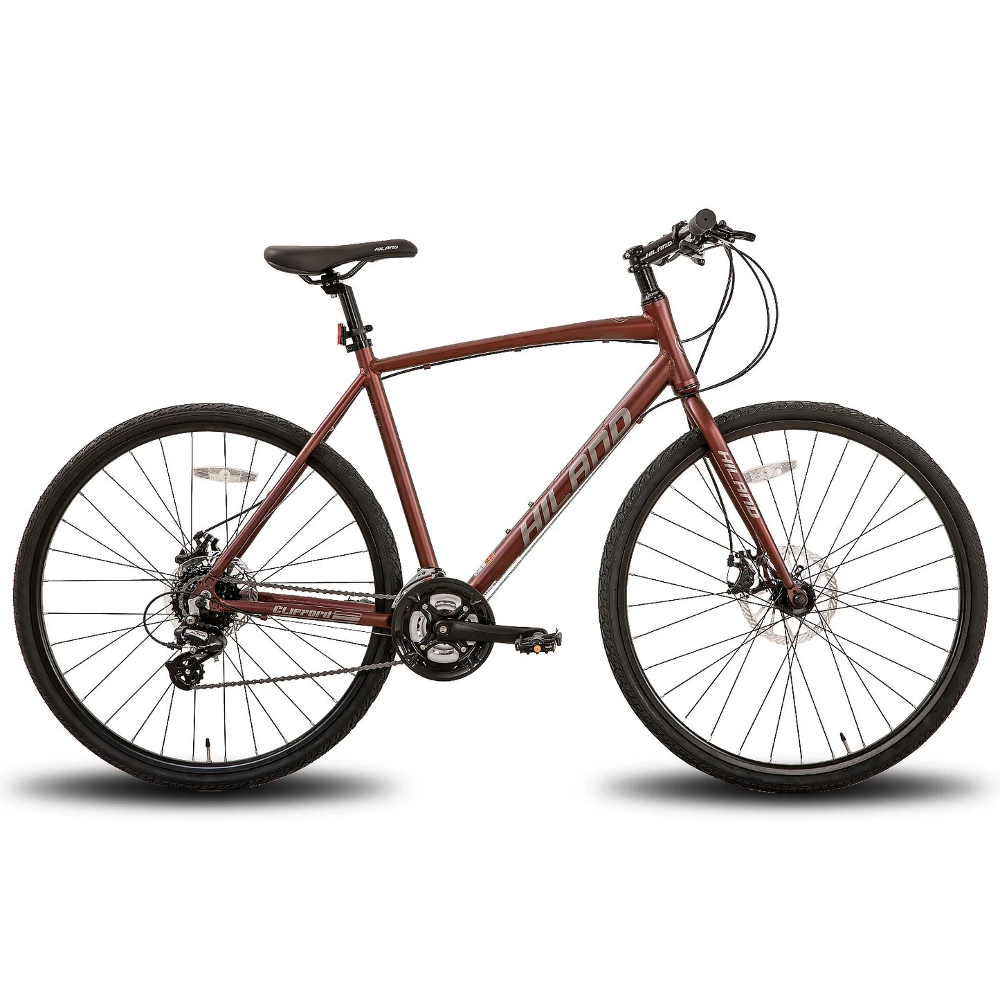 Hiland Road Hybrid Bike Aluminum Frame