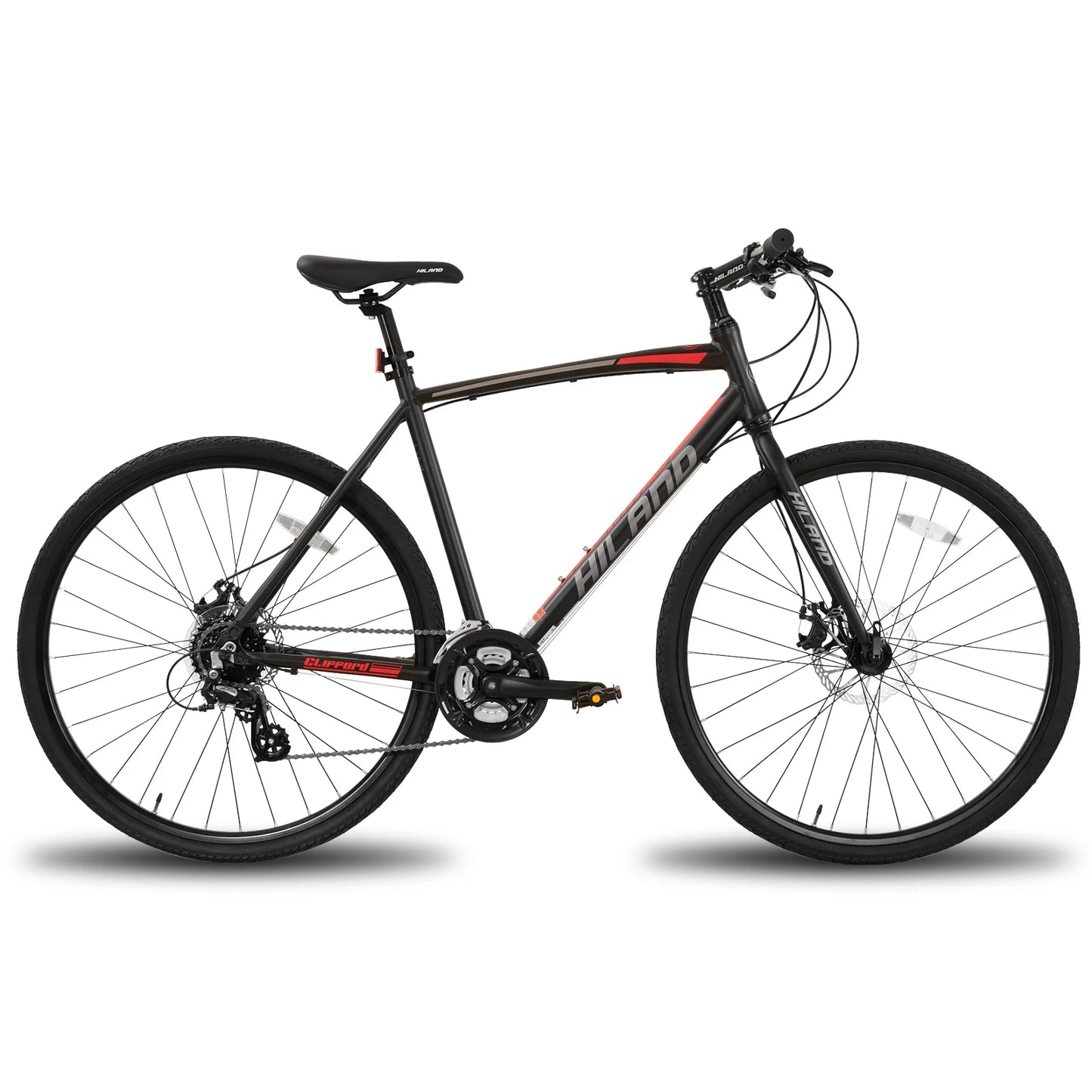 Hiland Road Hybrid Bike Aluminum Frame