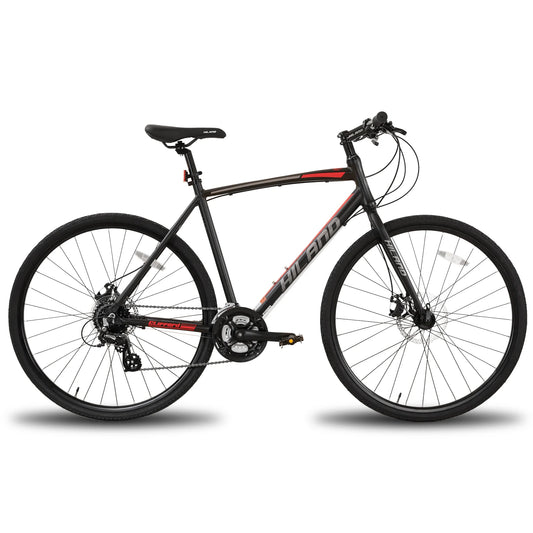 Hiland Road Hybrid Bike Aluminum Frame