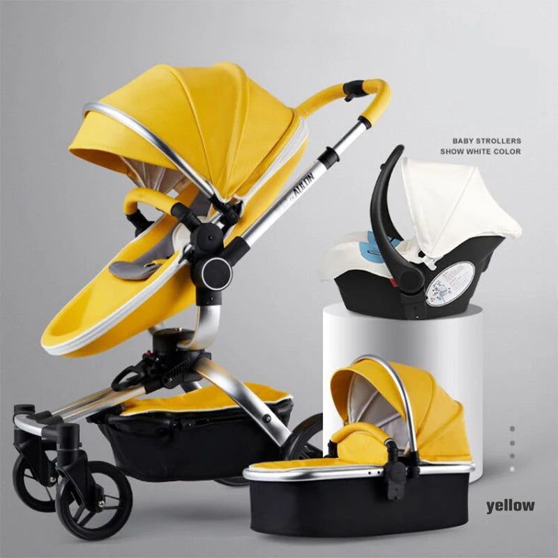 3in1 Baby Stroller 360° Rotation