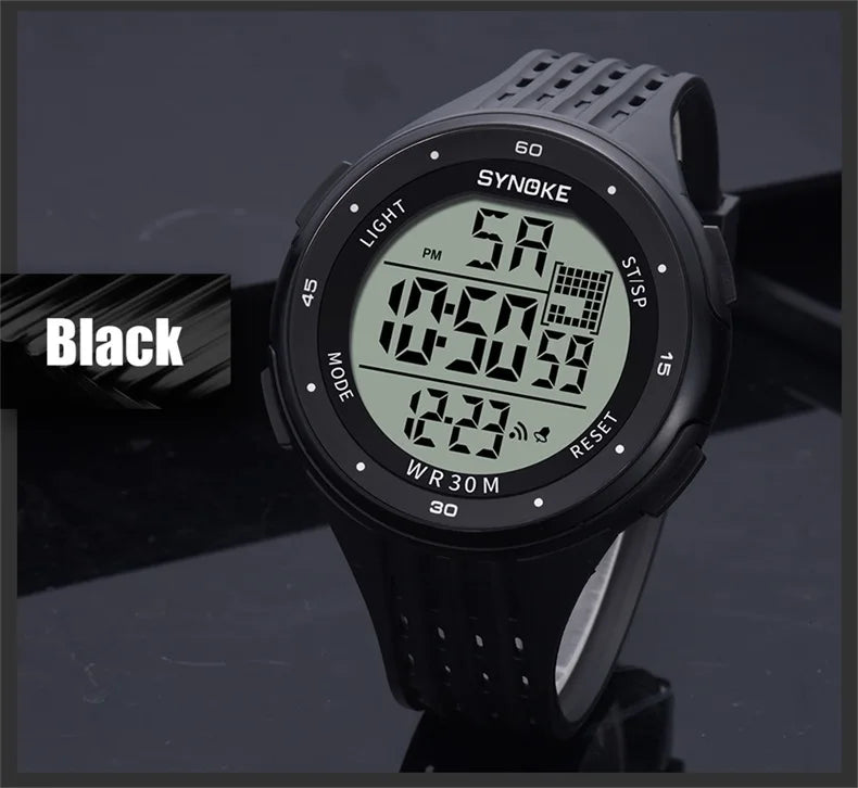 Sports Digital Watches/LED Display/Water Resistant