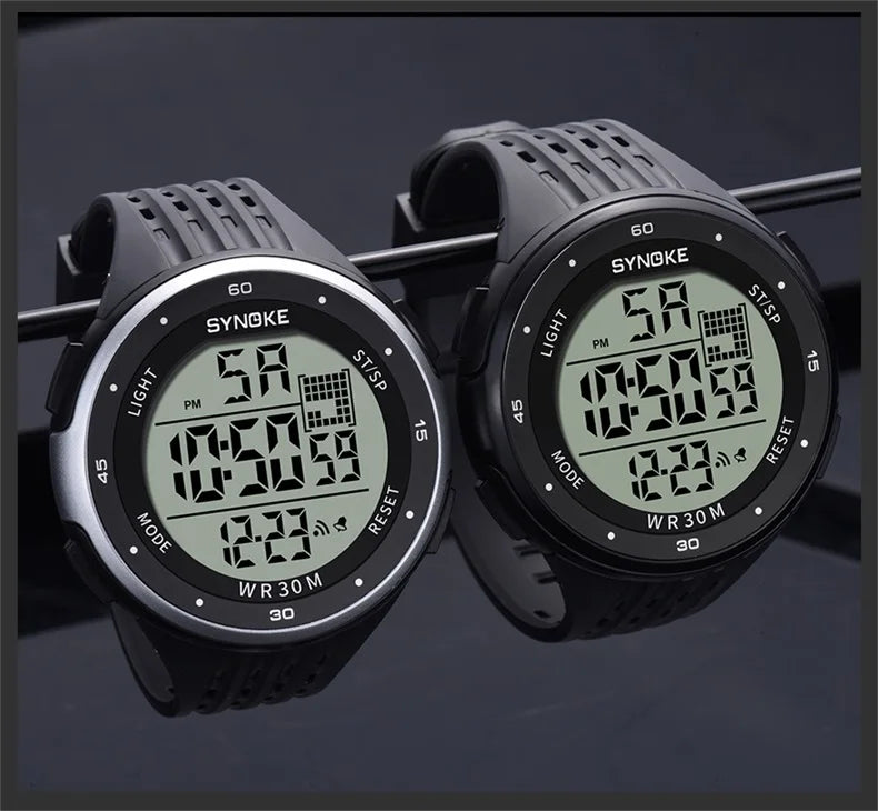 Sports Digital Watches/LED Display/Water Resistant