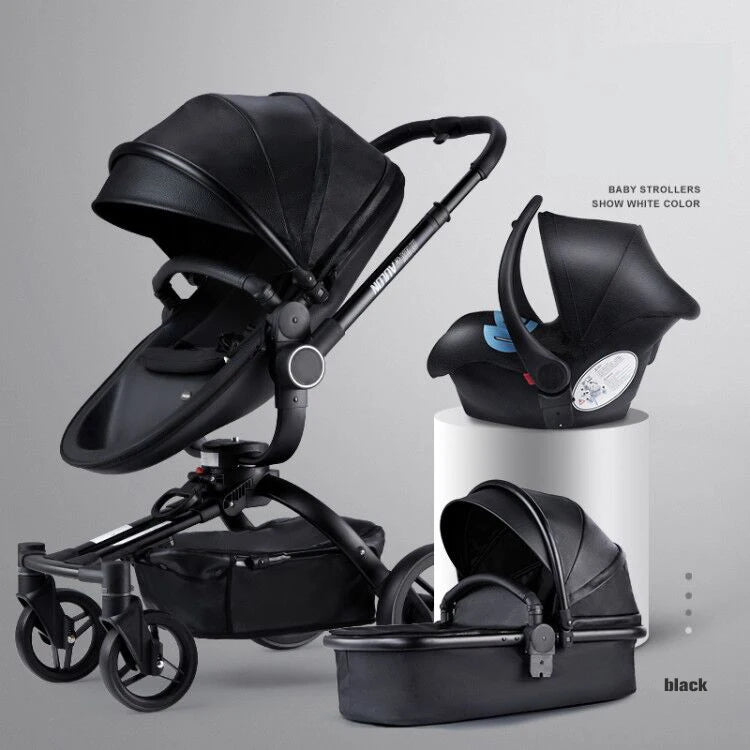 3in1 Baby Stroller 360° Rotation