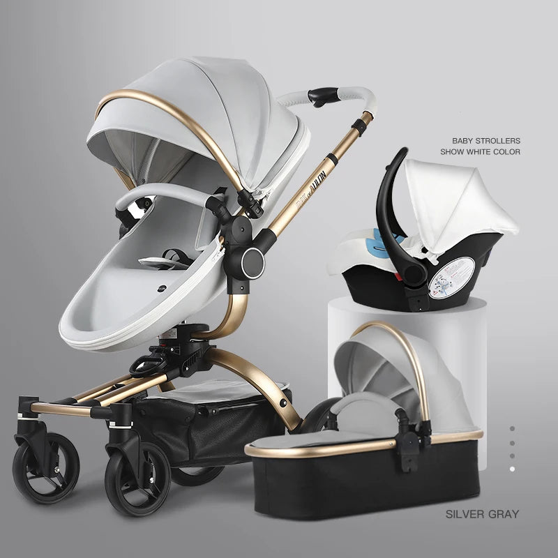 3in1 Baby Stroller 360° Rotation