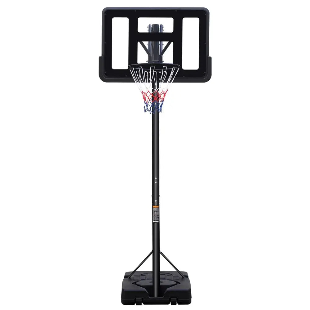 Basketball Hoop - Height Adjustable 7.5ft - 10ft with 44 Inch Backboard and Wheels