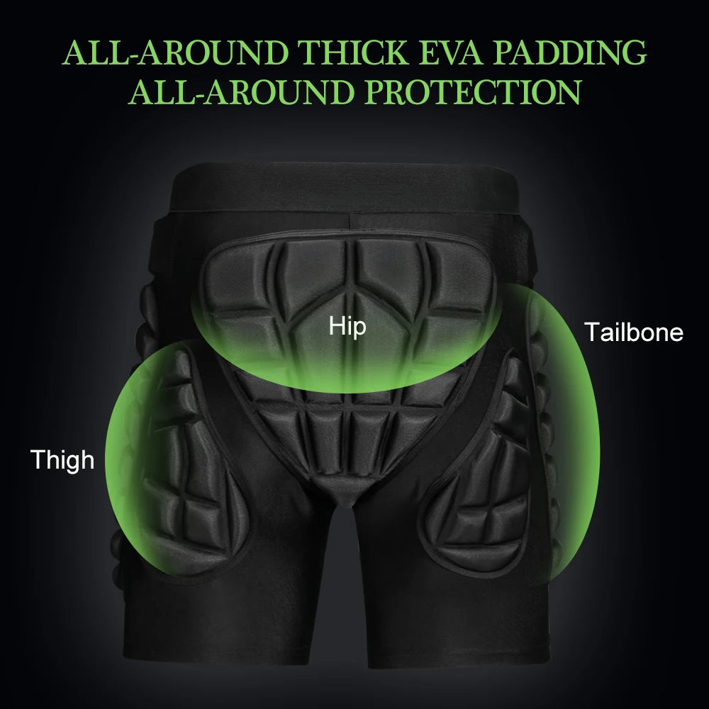 Hip-Butt Protective Padded Shorts