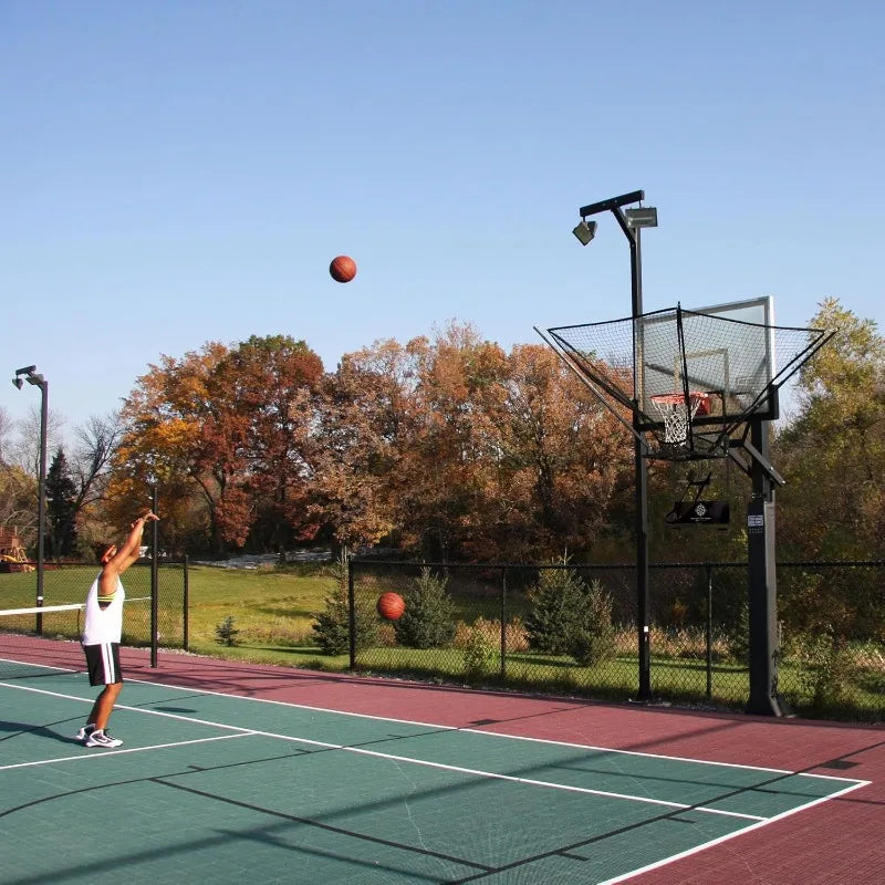 Basketball Rebounder for Traditional Pole and Wall Mounted Hoops