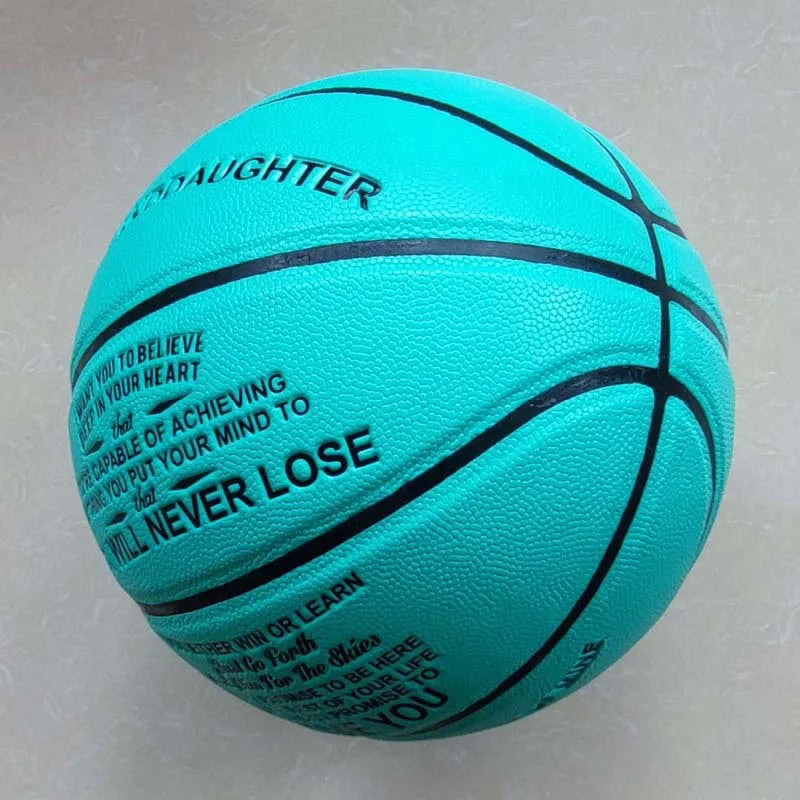 Blue Basketballs Size 7 Leather