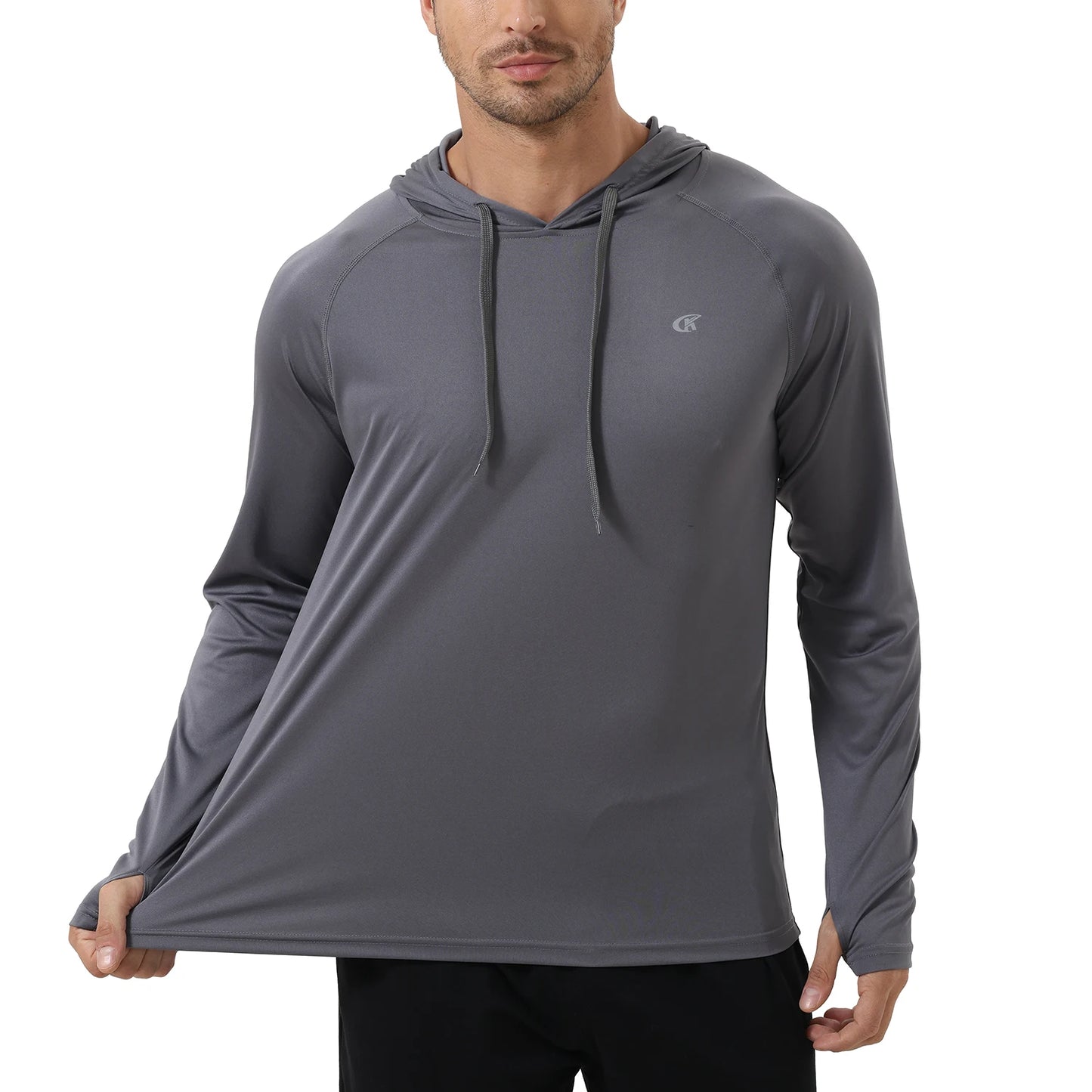 Men's Long Sleeve Running Athletic Hoodie