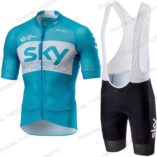 Cycling Jersey Set Pro Team Ineos Sky