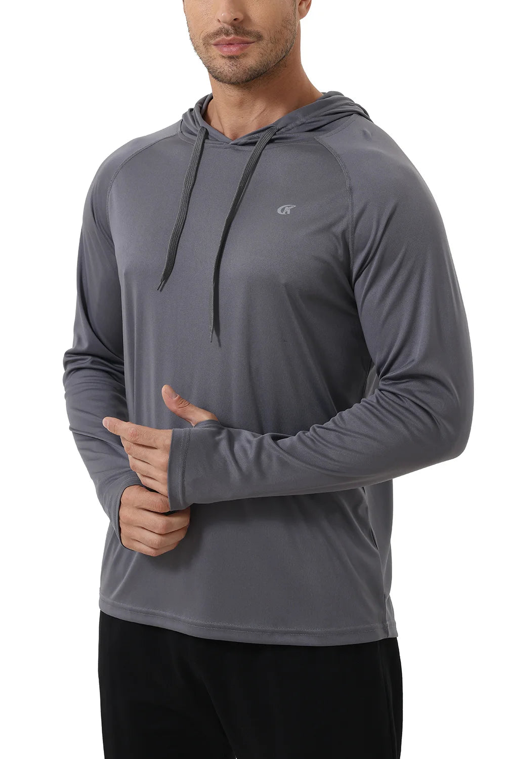 Men's Long Sleeve Running Athletic Hoodie