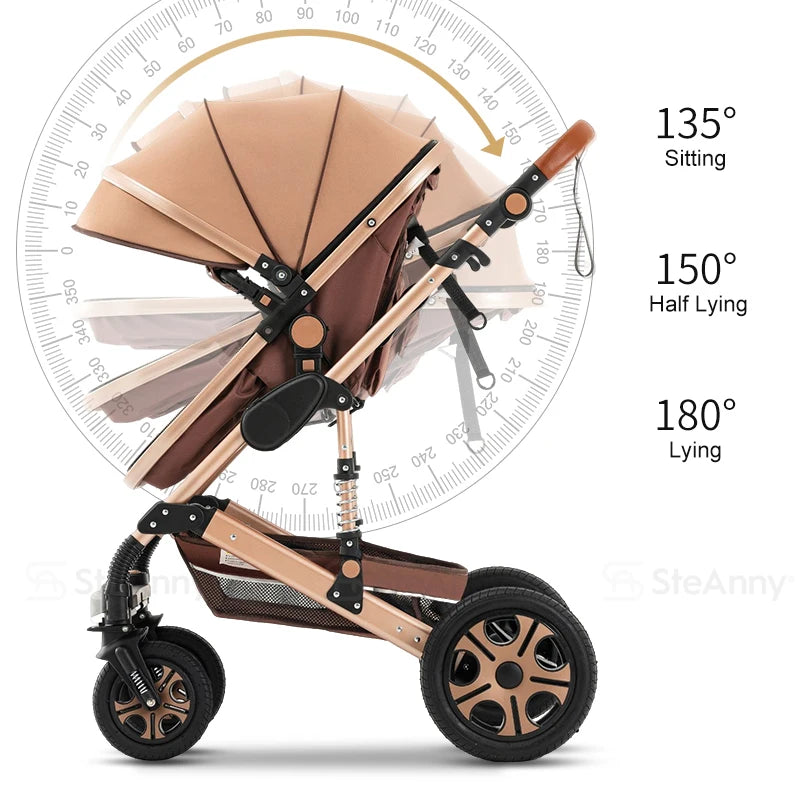 5-IN-1 Luxury Baby Stroller