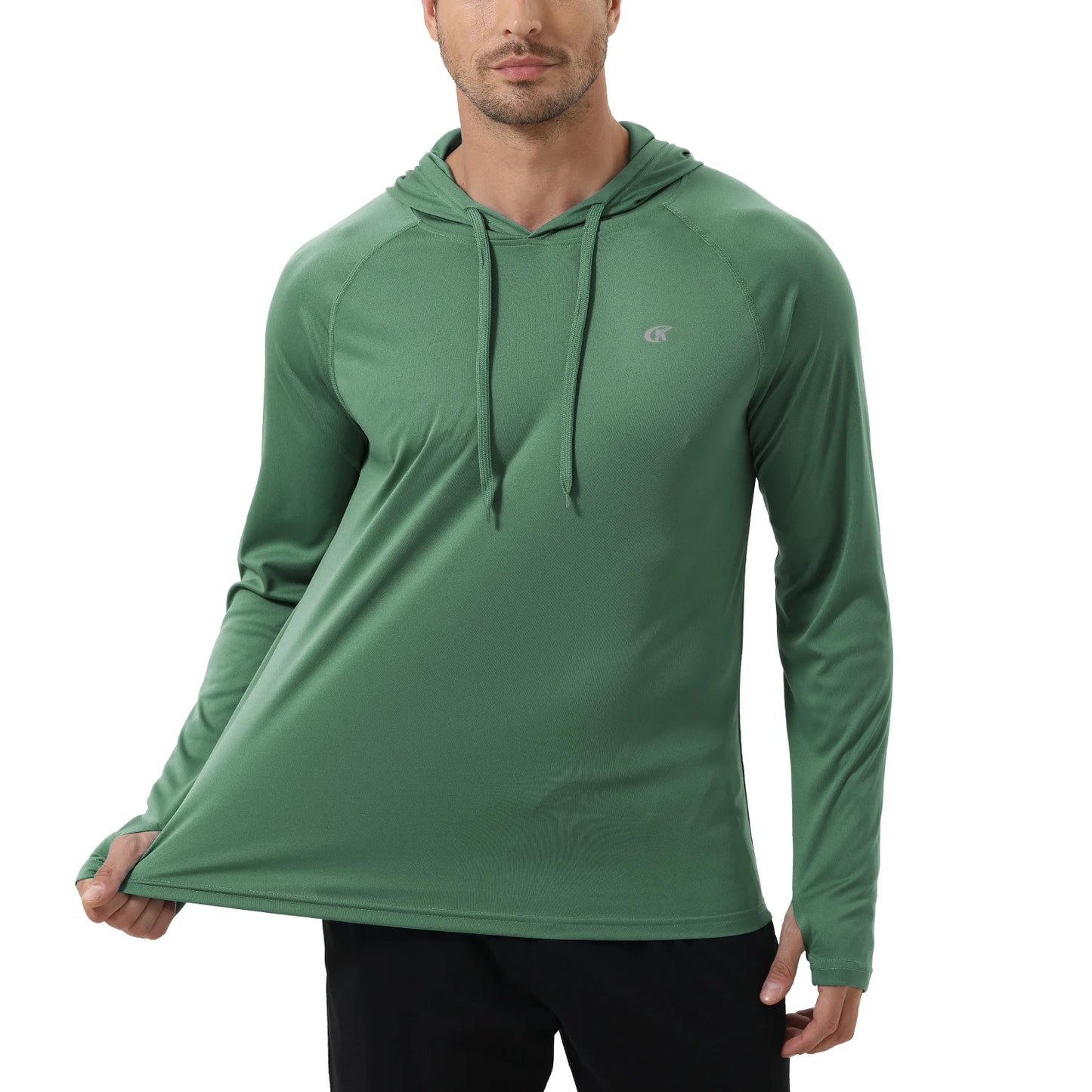 Men's Long Sleeve Running Athletic Hoodie