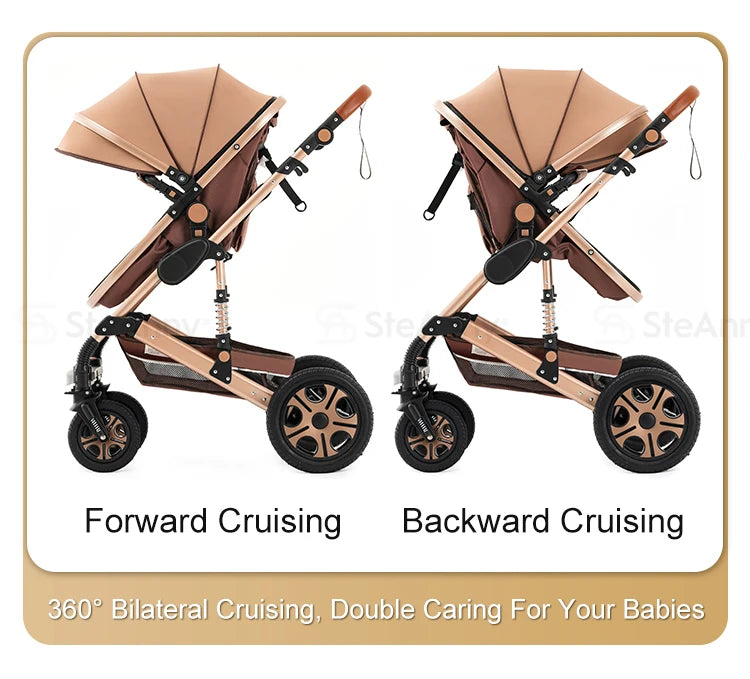 5-IN-1 Luxury Baby Stroller