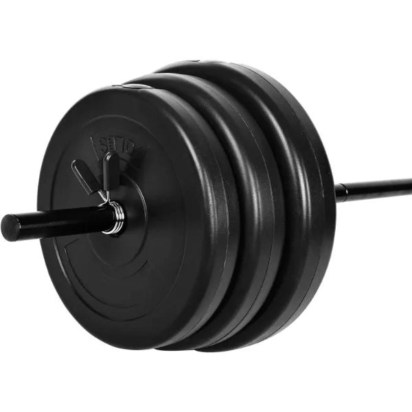 100-Pound Weight Set/Standard Barbell with Locks