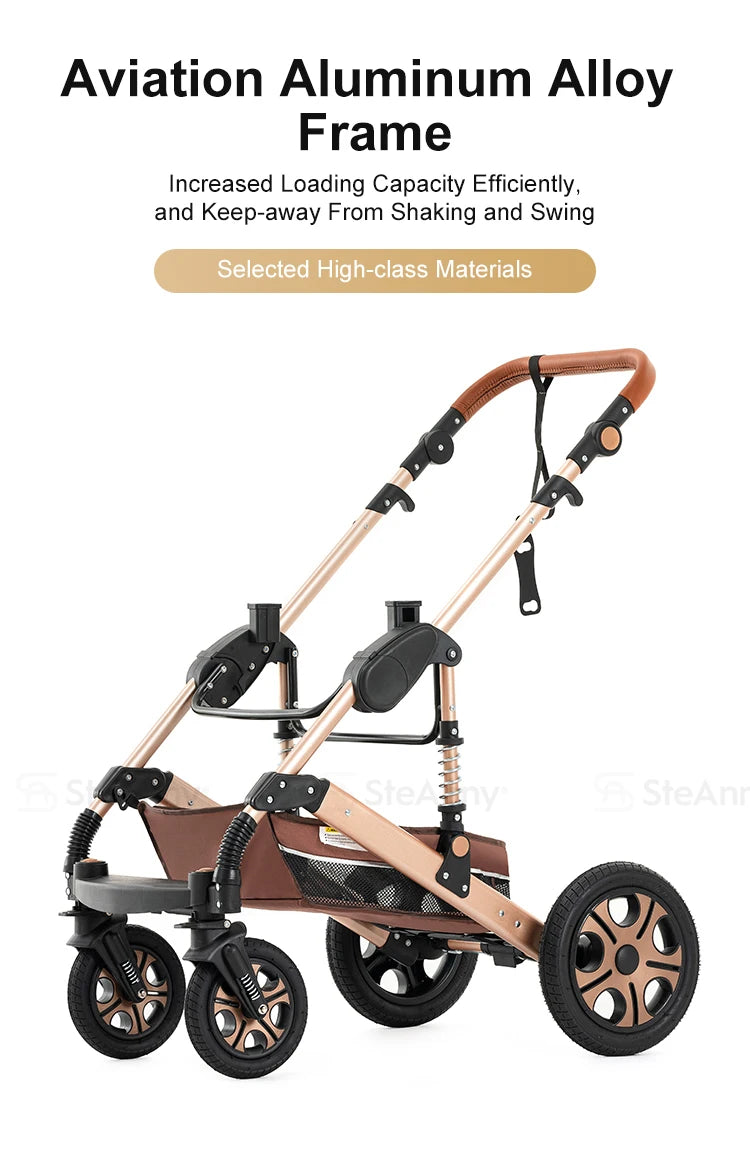 5-IN-1 Luxury Baby Stroller