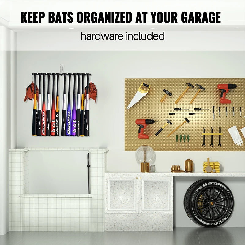 Foldable Baseball Bat Rack