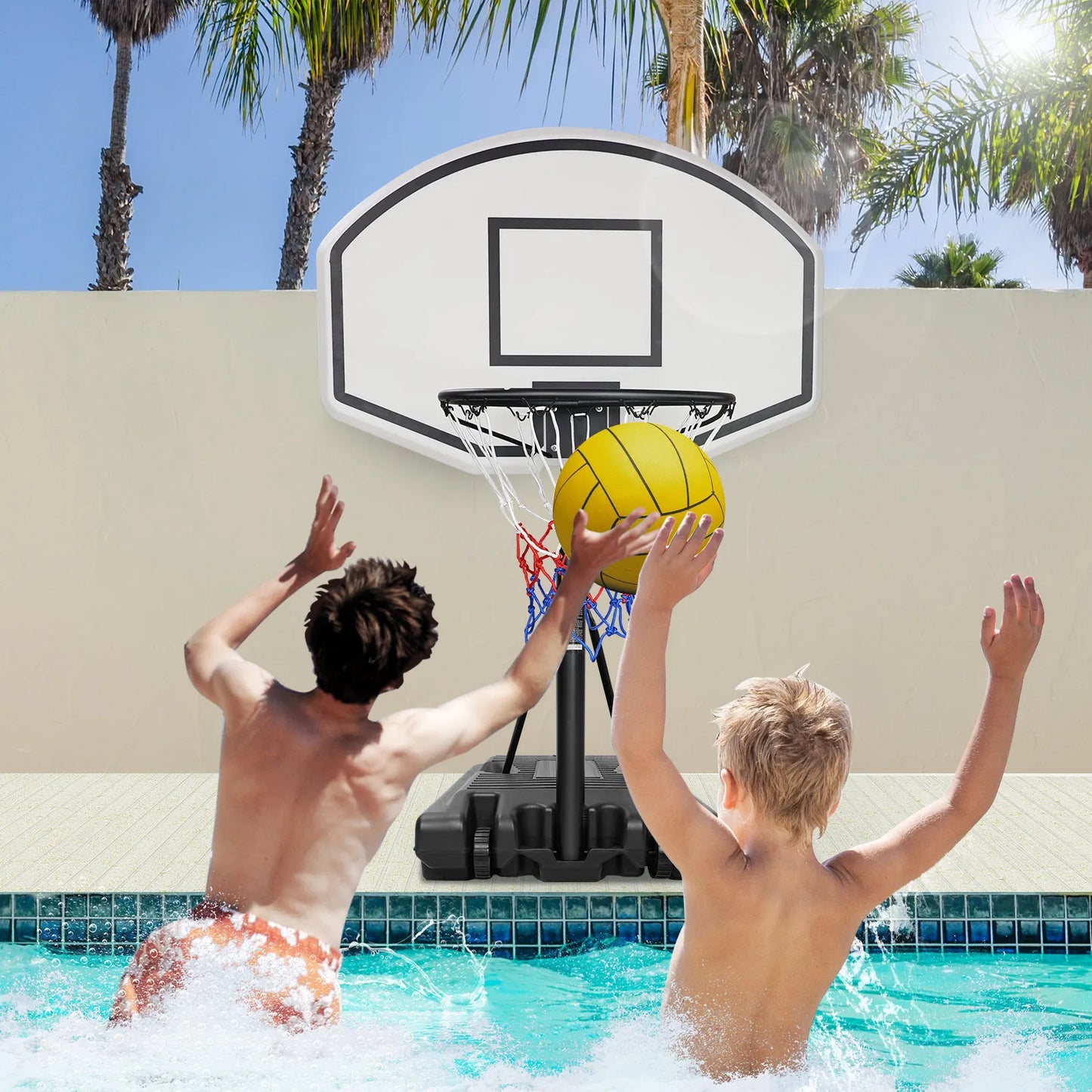 Portable Poolside Basketball Hoop