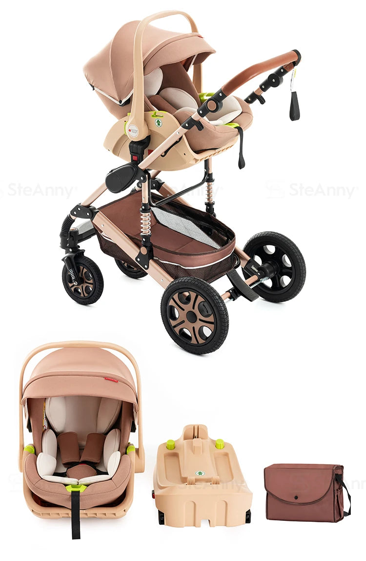 5-IN-1 Luxury Baby Stroller