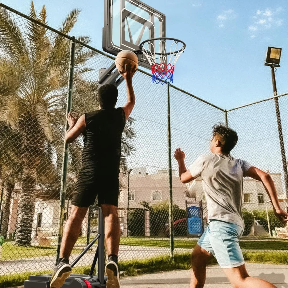 Portable Basketball Hoop - 5.5FT-9.5FT