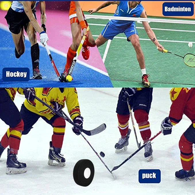 Ice Hockey Stick  Tape  Black White