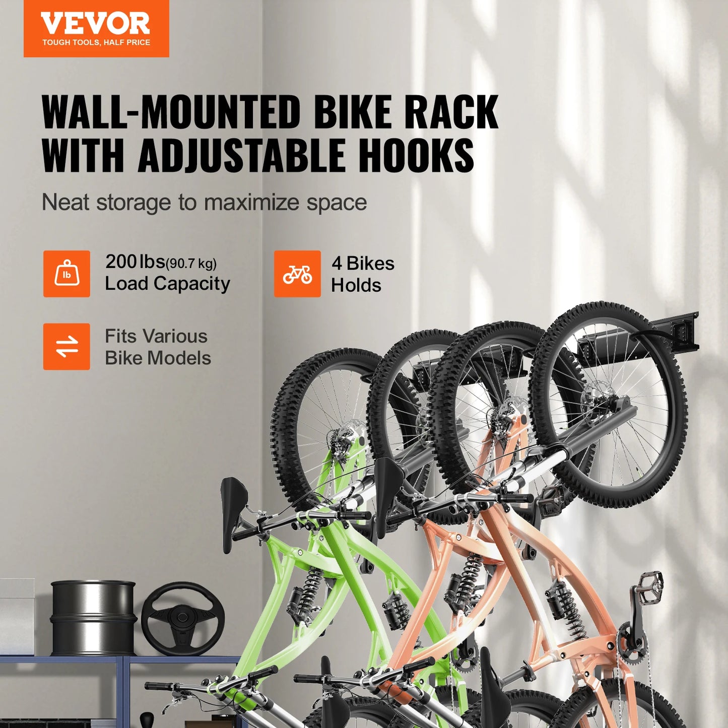 Bike Storage Rack Wall Mount Bike Storage Hanger